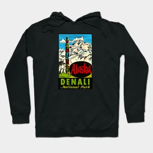 Denali National Park Alaska Vintage Hoodie